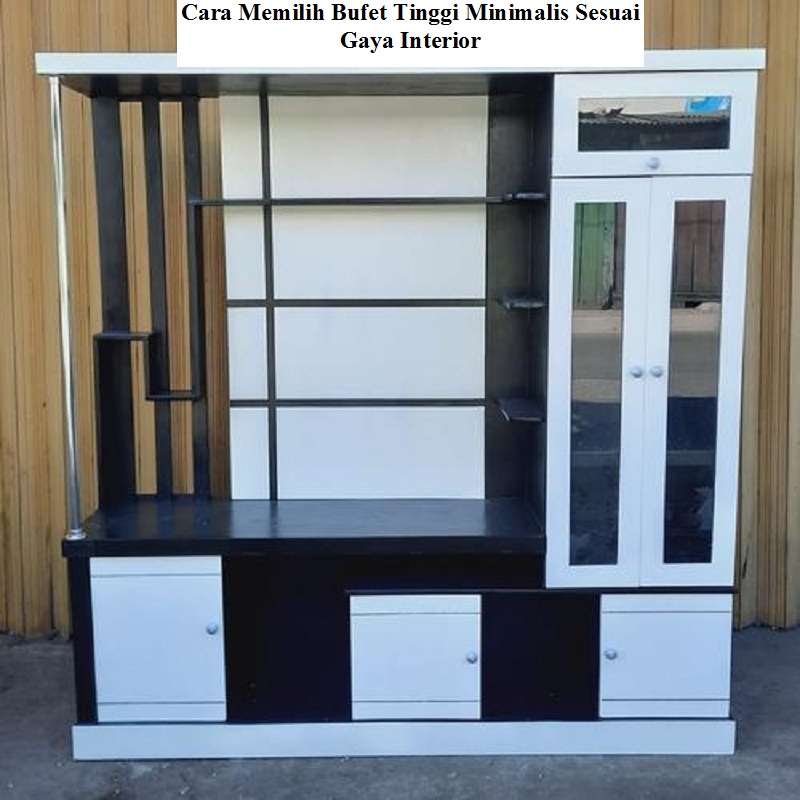 Bufet Tinggi Minimalis